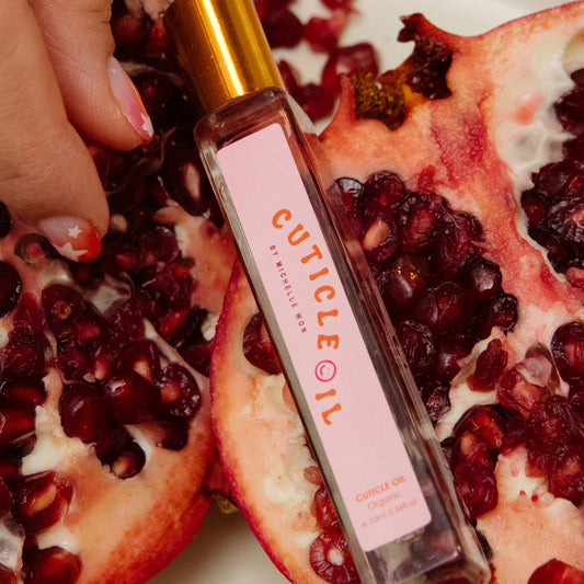 best cuticle oil, it smells so yummy and good and it's great for dry cuticles and healthy nails.